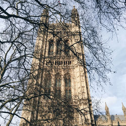 Low angle view of church against sky