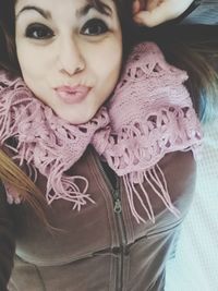 Portrait of woman smiling