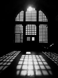 Shadow of window in mosque