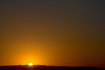 Scenic view of sunset