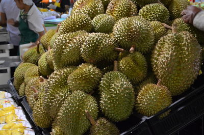 Close-up of fruits for sale at market stall