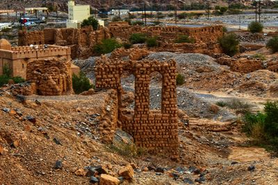 View of old ruins