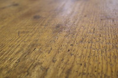 Full frame shot of wooden table