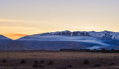 View of a desert