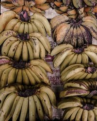 Full frame shot of fruits for sale in market