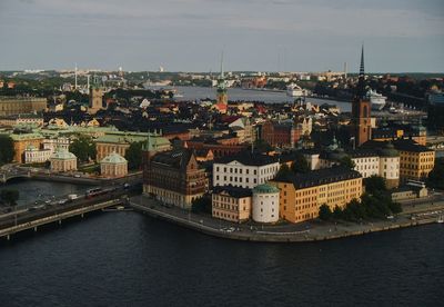Gamla stan from the stockholm city hall, stockholm, sweden