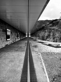 Railway bridge against sky