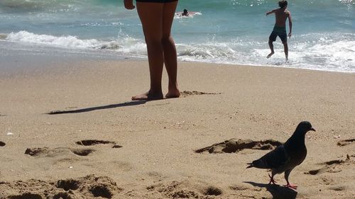 People on beach