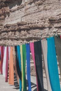 Clothes drying on desert 