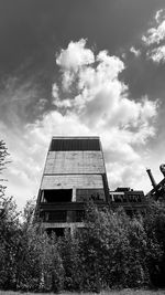 Low angle view of building against sky