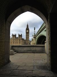 View of clock tower against sky