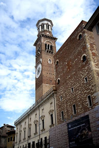 Low angle view of old building