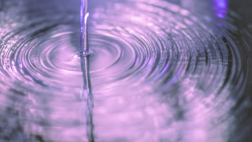 Close-up of rippled water