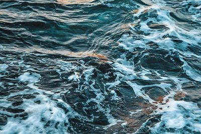 High angle view of swimming pool in sea