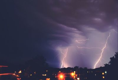 Lightning over lightning