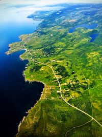 Aerial view of landscape