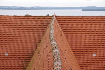 Roof against sky