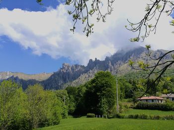 Scenic view of landscape against sky