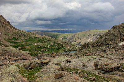 Scenic view of landscape against sky