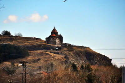 Historic building against clear sky