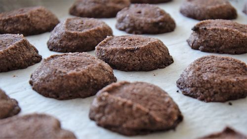 Close-up of cookies