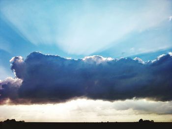 Scenic view of cloudy sky