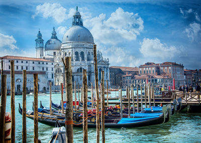 Boats in canal