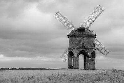 Windmill and fields - lanscape shot