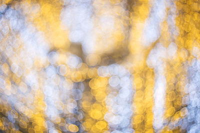Bokeh blurred background of colored lights. full frame shot of multi colored painting