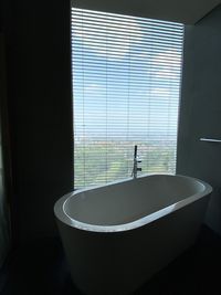 Scenic view of bathroom at home