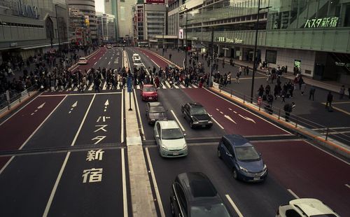 Traffic on city street