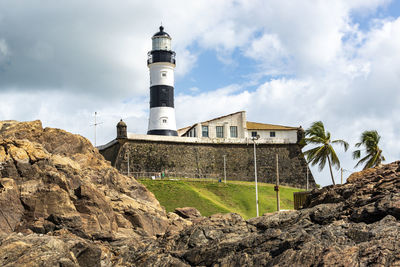 Farol da barra. the biggest postcard of the city of salvador 