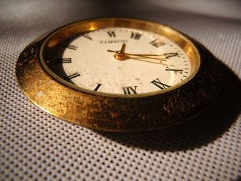 Close-up of clock