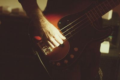 Close-up of cropped hand