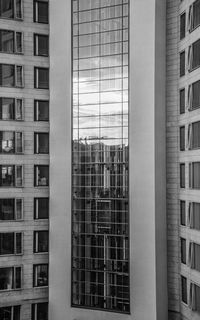 Corporate skyscraper reflection