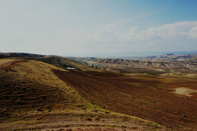 Scenic view of landscape against sky