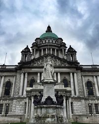 Low angle view of historical building against sky