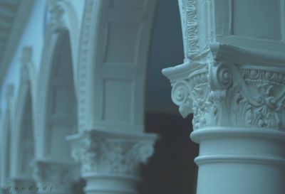 Close-up of statue in temple