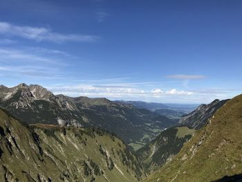 Panoramic view of landscape against sky