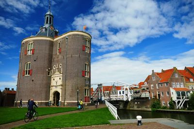 Drommedaris am hafen von enkhuizen