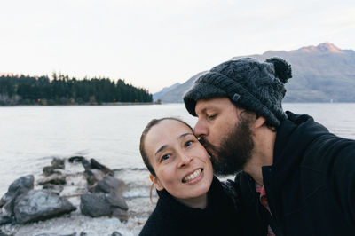 Portrait of couple in vacations