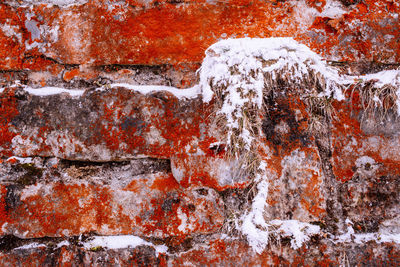 Full frame shot of weathered wall