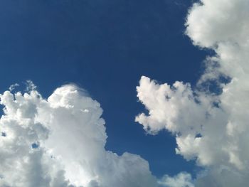 Low angle view of clouds in sky