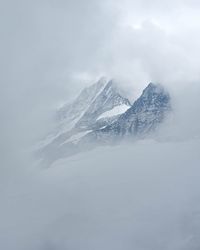 Snowcapped mountain against sky