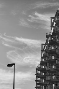 Low angle view of building against sky