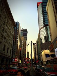 Low angle view of modern buildings