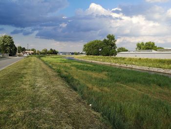 Scenic view of landscape against sky