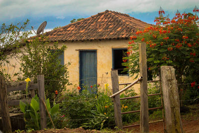 House against sky