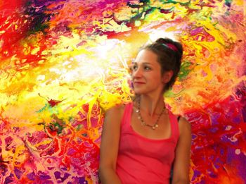 Portrait of a smiling young woman