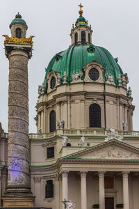 Low angle view of building against sky